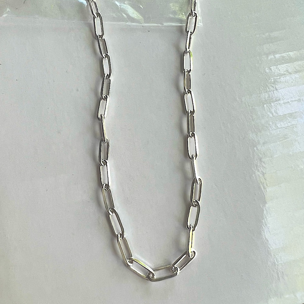 Sterling silver link chain 18”
